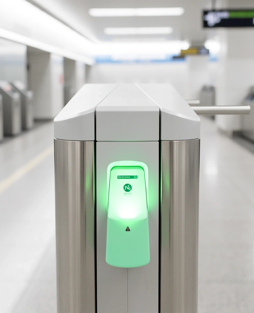 Nol Card Reader at Dubai Metro Station