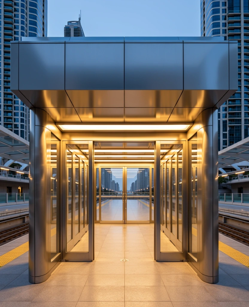 Dubai Metro Station Entrance